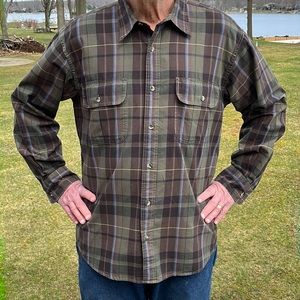 NWOT Cabela’s plaid casual shirt L